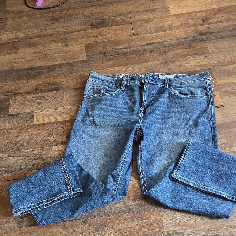 Classic Blue Bootcut Jeans for Men